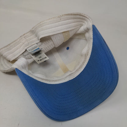 Columbia PFG Patch Fitted Mesh Back Trucker Hat Blue S/M Colorblock