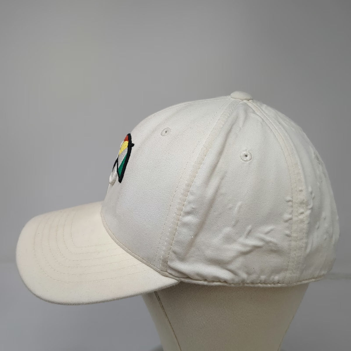 Puma Snapback Hat White One Size Arnold Palmer Umbrella P Logo Golf 110 Cap