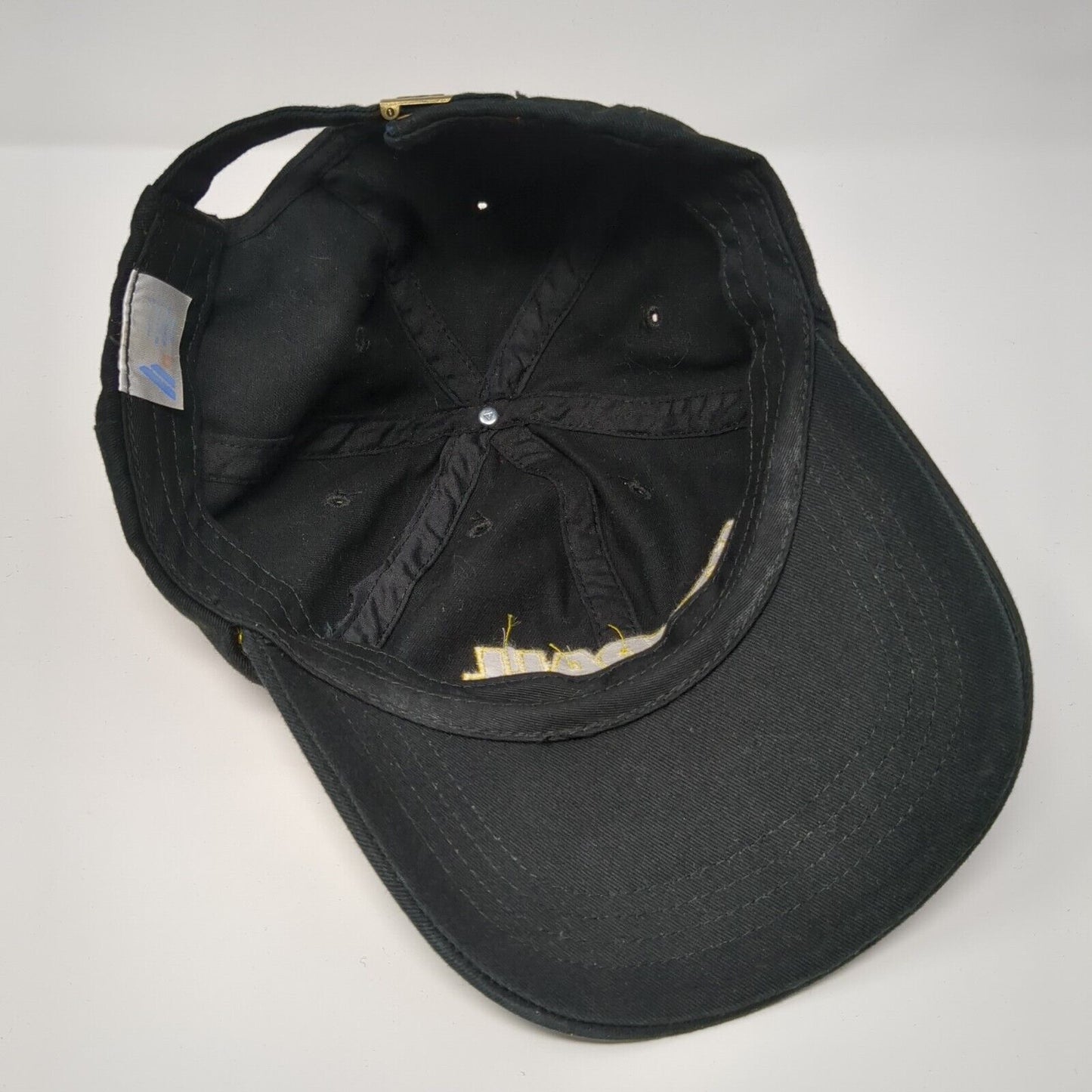 Kendall Slideback Hat Black OSFA Adjustable Embroidered 6 Panel HG