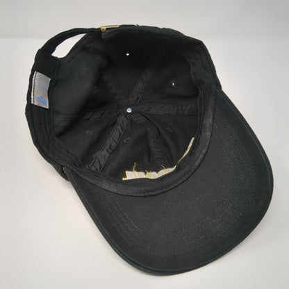 Kendall Slideback Hat Black OSFA Adjustable Embroidered 6 Panel HG