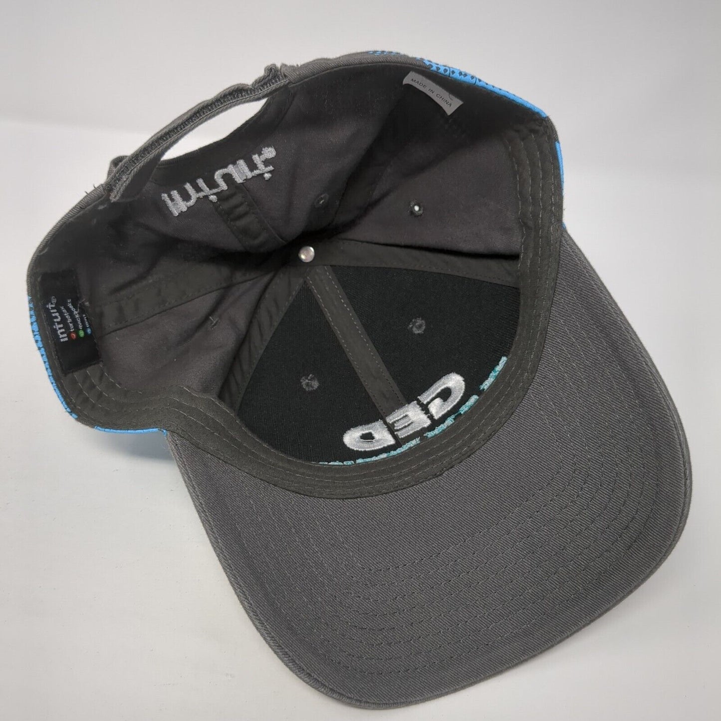 GED Rise of The Innovators Gray One Size Adjustable Embroidered 6 Panel Intuit