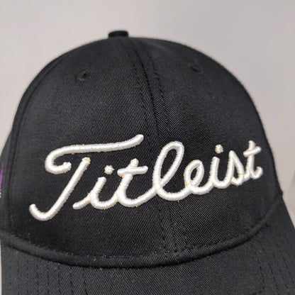 Titleist Slideback Hat Black One Size Adjustable Embroidered Glenwild