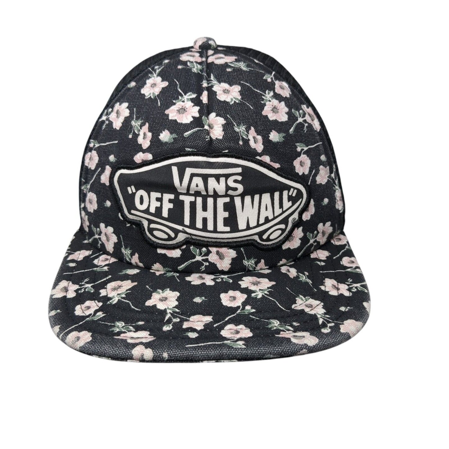 VANS Off The Wall Snapback Trucker Hat Multicolor One Size Floral Mesh Back