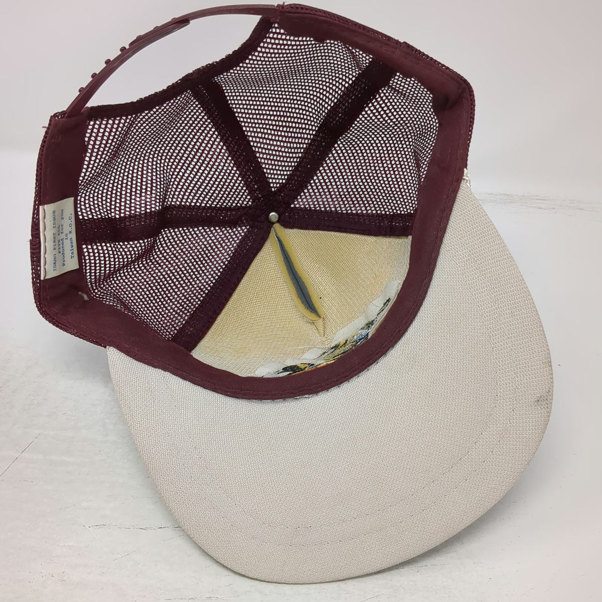 Idaho First Issue Trucker Hat Purple Duck Migratory Waterfowl Stamp 1987 Vintage
