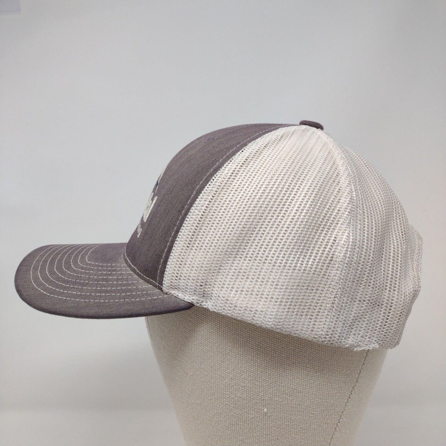 Teton Rental Snapback Trucker Hat Gray OSFA Mesh Back Richardson