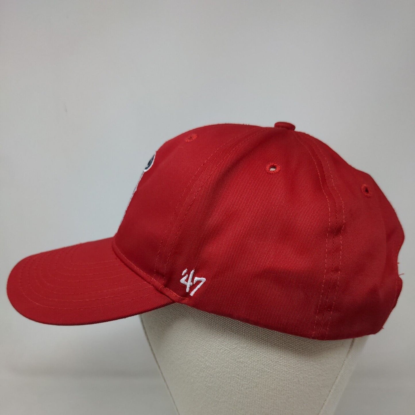 '47 Brand Men's Snapback Hat Red Size OS Embroidered Anaheim Angels Logo