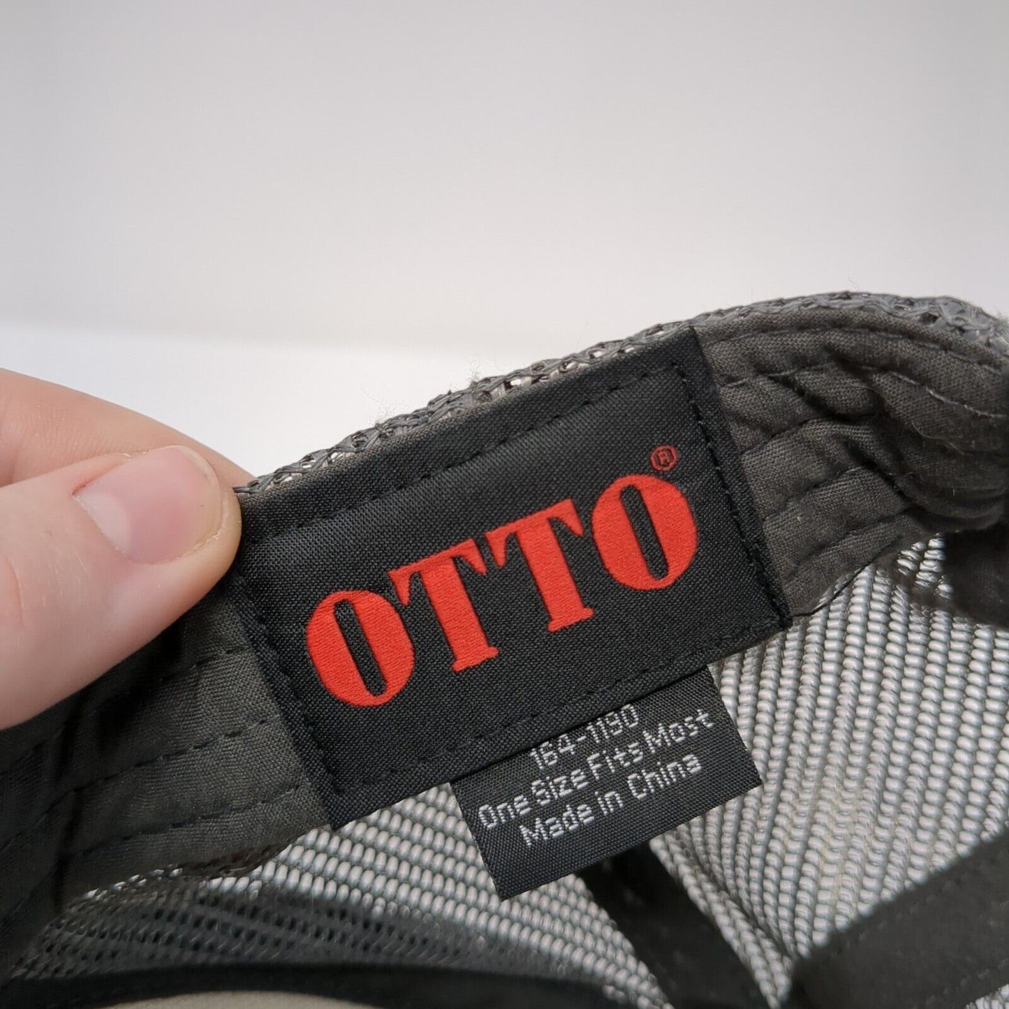 The Yardarm Snapback Trucker Hat Gray One Size Adjustable Mesh Back 6 Panel Otto