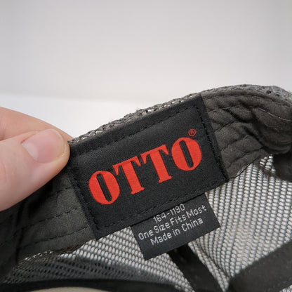 The Yardarm Snapback Trucker Hat Gray One Size Adjustable Mesh Back 6 Panel Otto