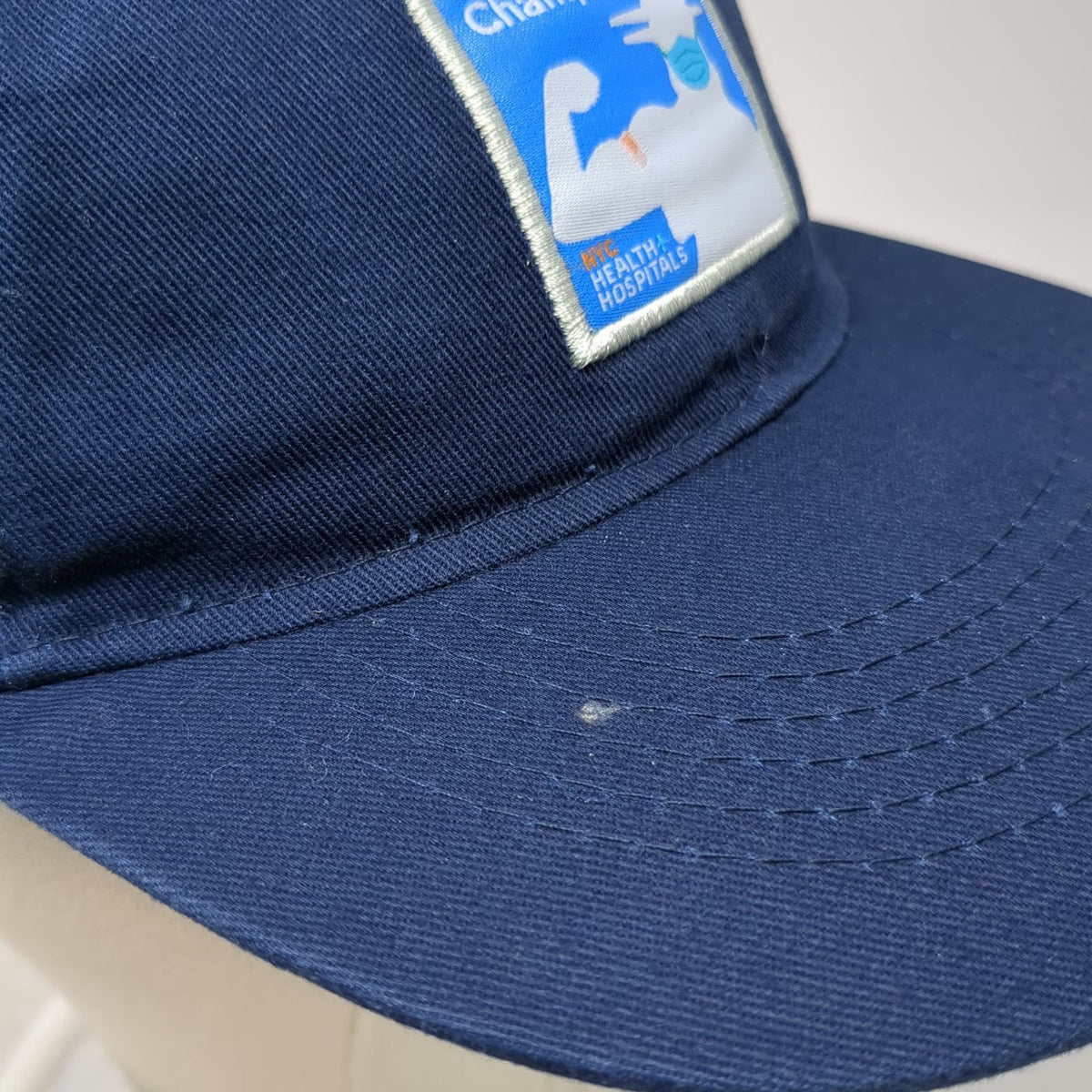 PFA Baseball Cap Blue One Size Strapback Hat NYC Health Hospitals NYCVax Statue