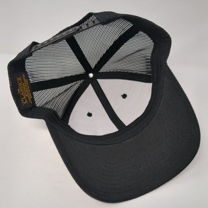 FNL HKR Patch Snapback Mesh Back Trucker Hat Black One Size Yupoong