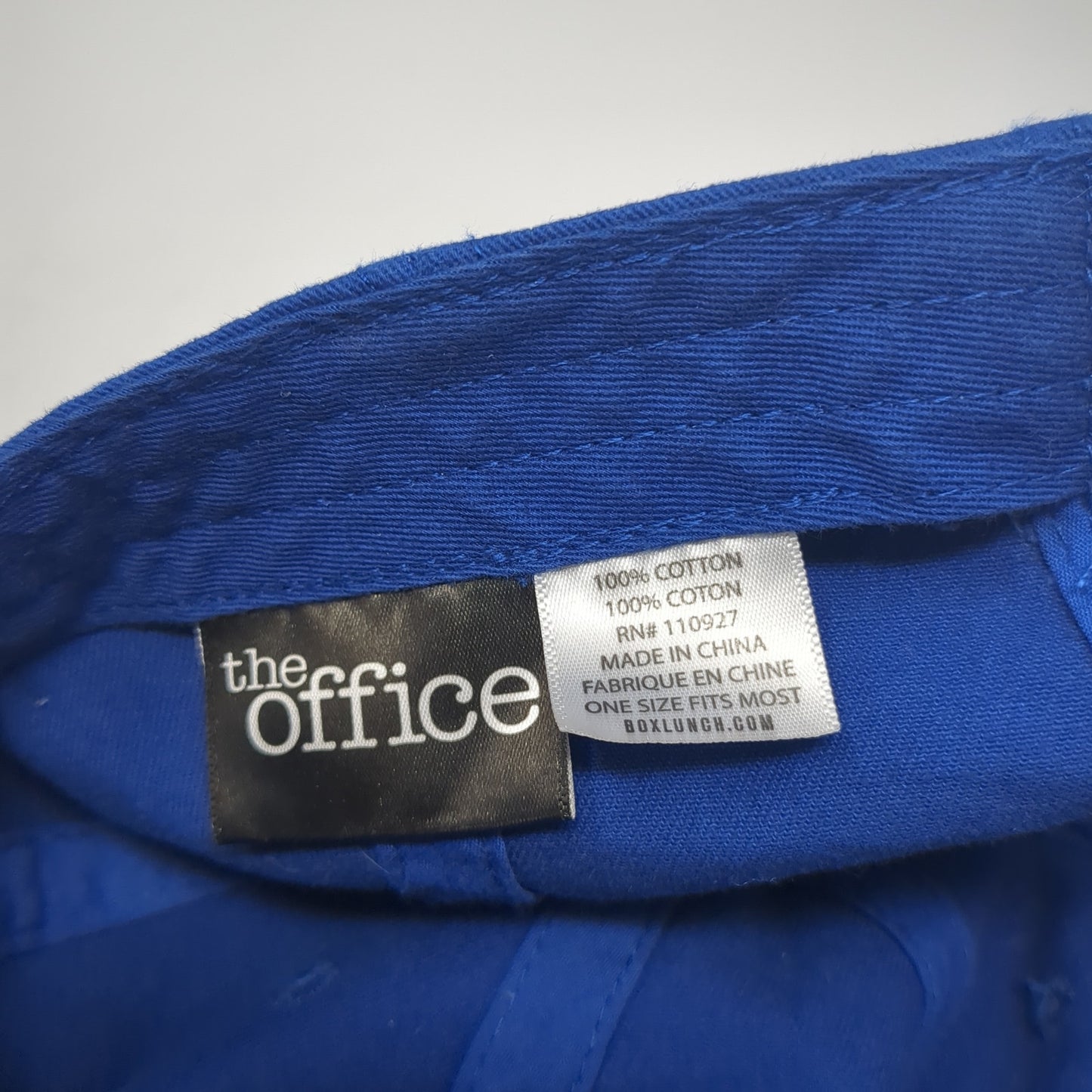 Dunder Mifflin Paper Company Slideback Hat Blue One Size The Office