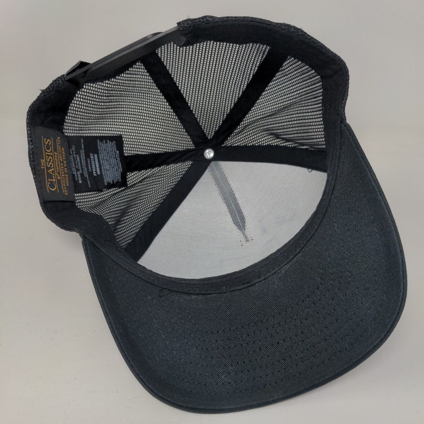 Hurley Snapback Mesh Back Trucker Hat Black One Size The Classics Yupoong