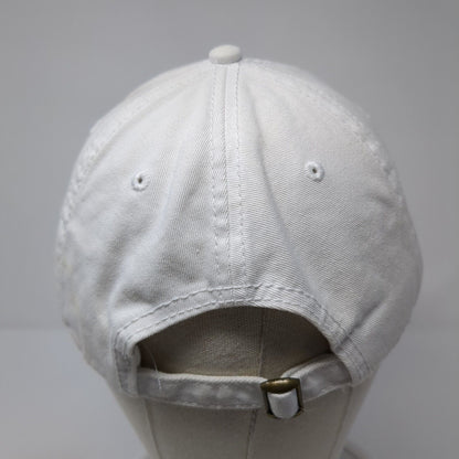 Otto Slideback Hat White One Size Adjustable Embroidered Dog Outdoor