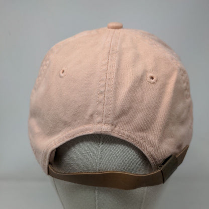 Madewell Slideback Hat Pink One Size Adjustable Embroidered 6 Panel