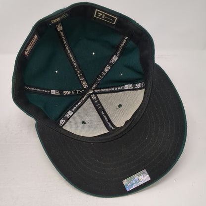 Oakland Athletics MLB New Era Cap Green 7 5/8 Fitted 59FIFTY On-Field Hat