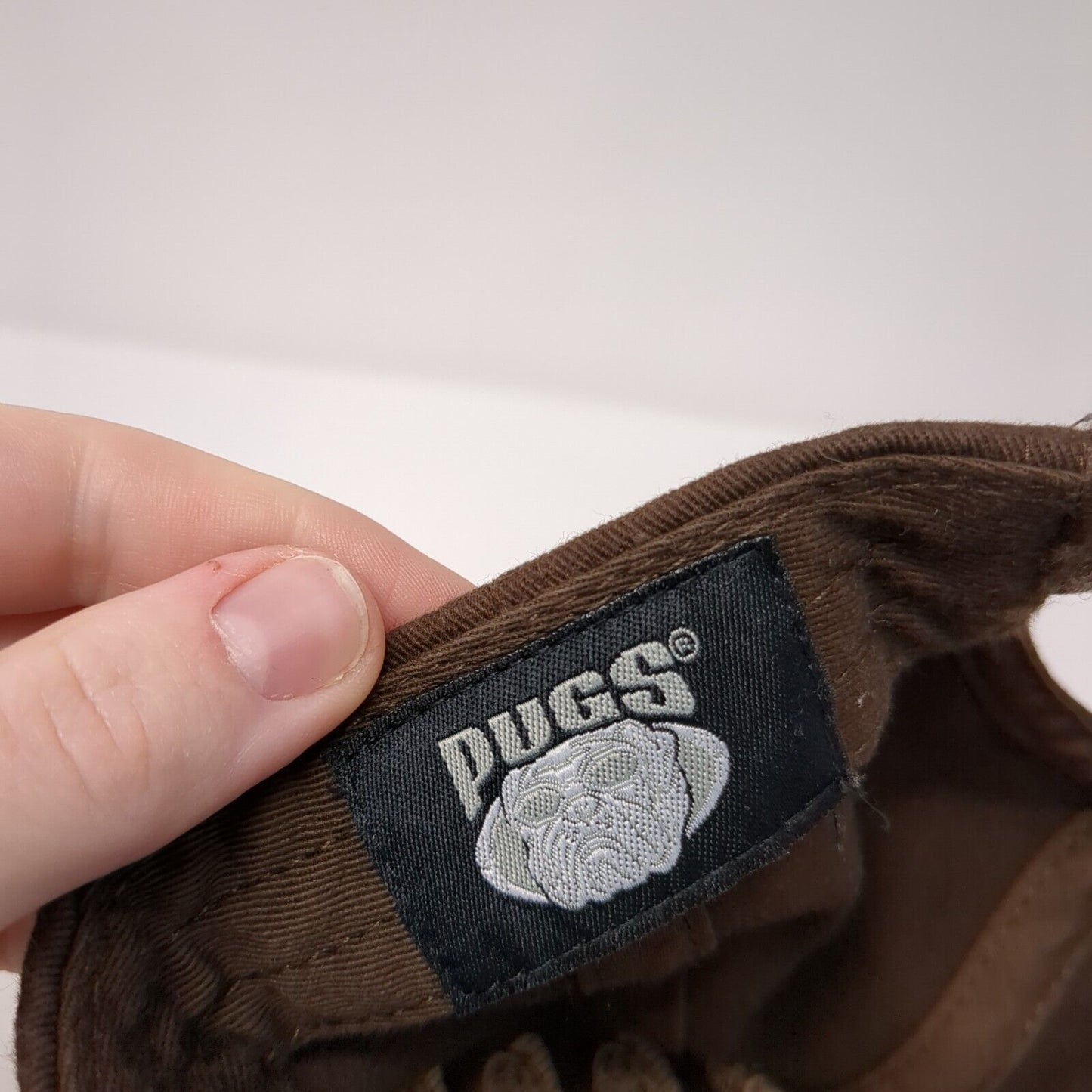 Eagle Strapback Hat Brown One Size Adjustable Colorblock Pugs Outdoor