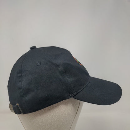 Palm Tree Ruud Slideback Hat Black One Size Embroidered Adjustable 6 Panel