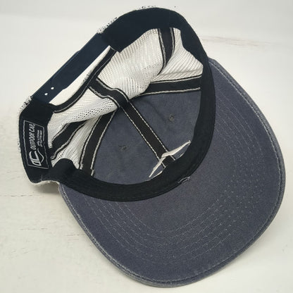 Outdoor Cap Sportsmen's Alliance Trucker Hat Blue White One Size Mesh Snapback