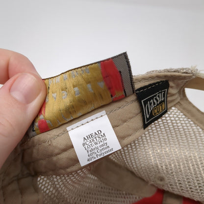 Mile High Marina McCall Idaho Snapback Trucker Hat Pink OS Classic Cut Ahead