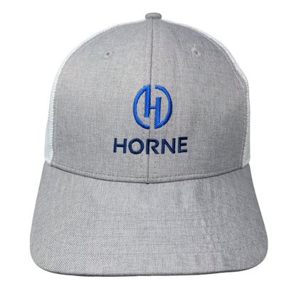Horne Snapback Mesh Back Trucker Hat Gray One Size Cap America