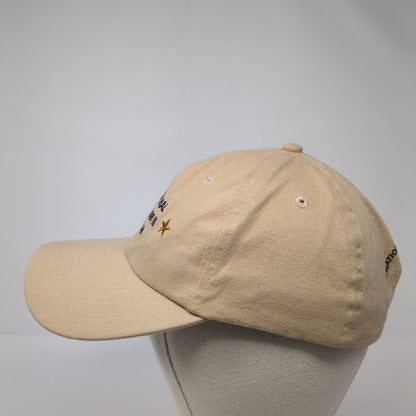 The National World War II Museum Slideback Hat Tan OS Adjustable Embroidered