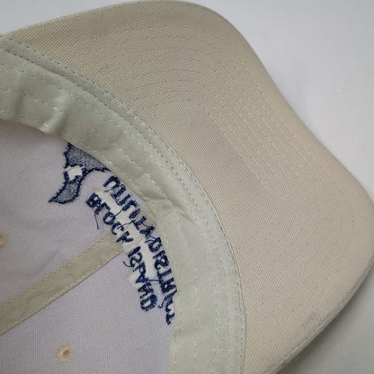 Hit Baseball Cap Beige One Size Block Island Utility District Strapback Hat