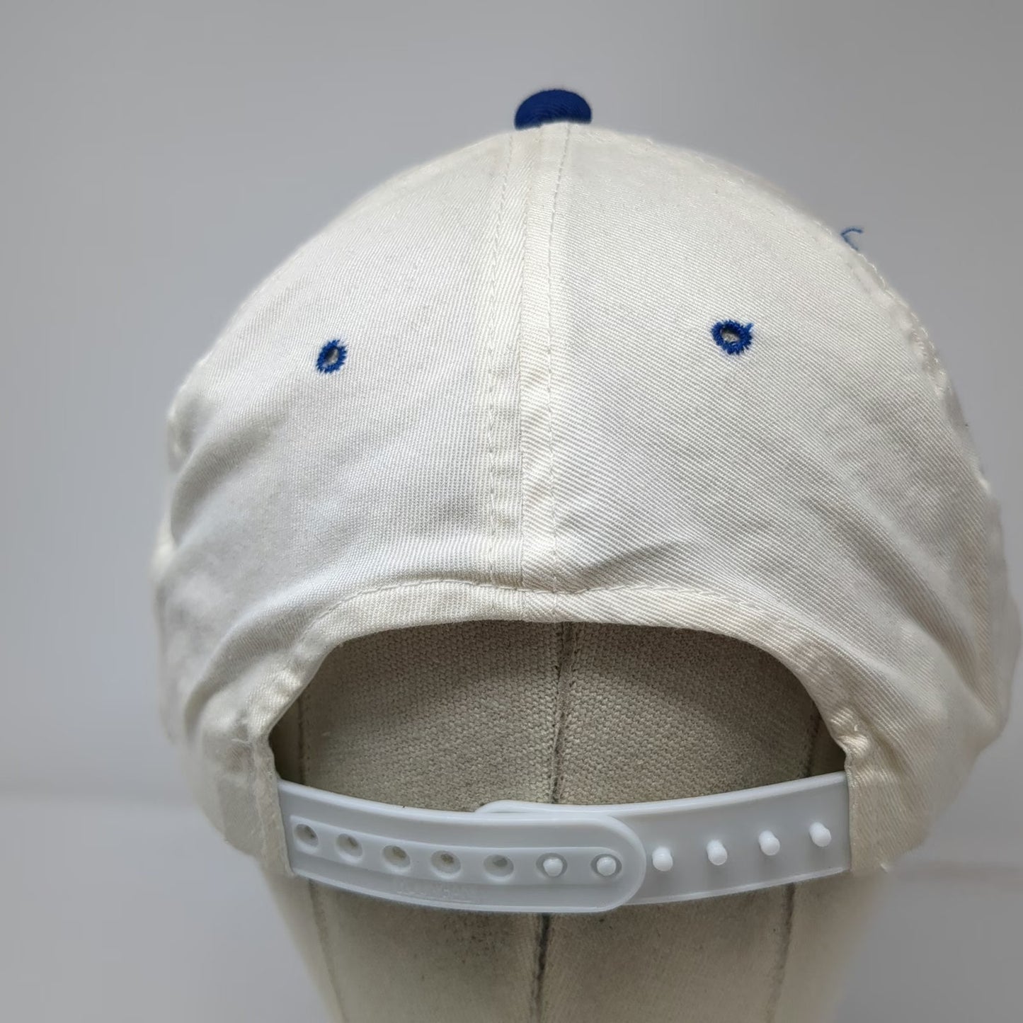 YoungAn 5 Panel Hat White Blue OS Pittsburgh Paints State Paint Co Snapback
