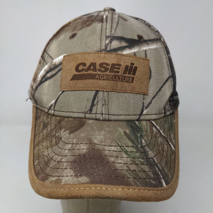 Dri Duck Men's Strapback Hat Brown Camo Case International Harvester Logo