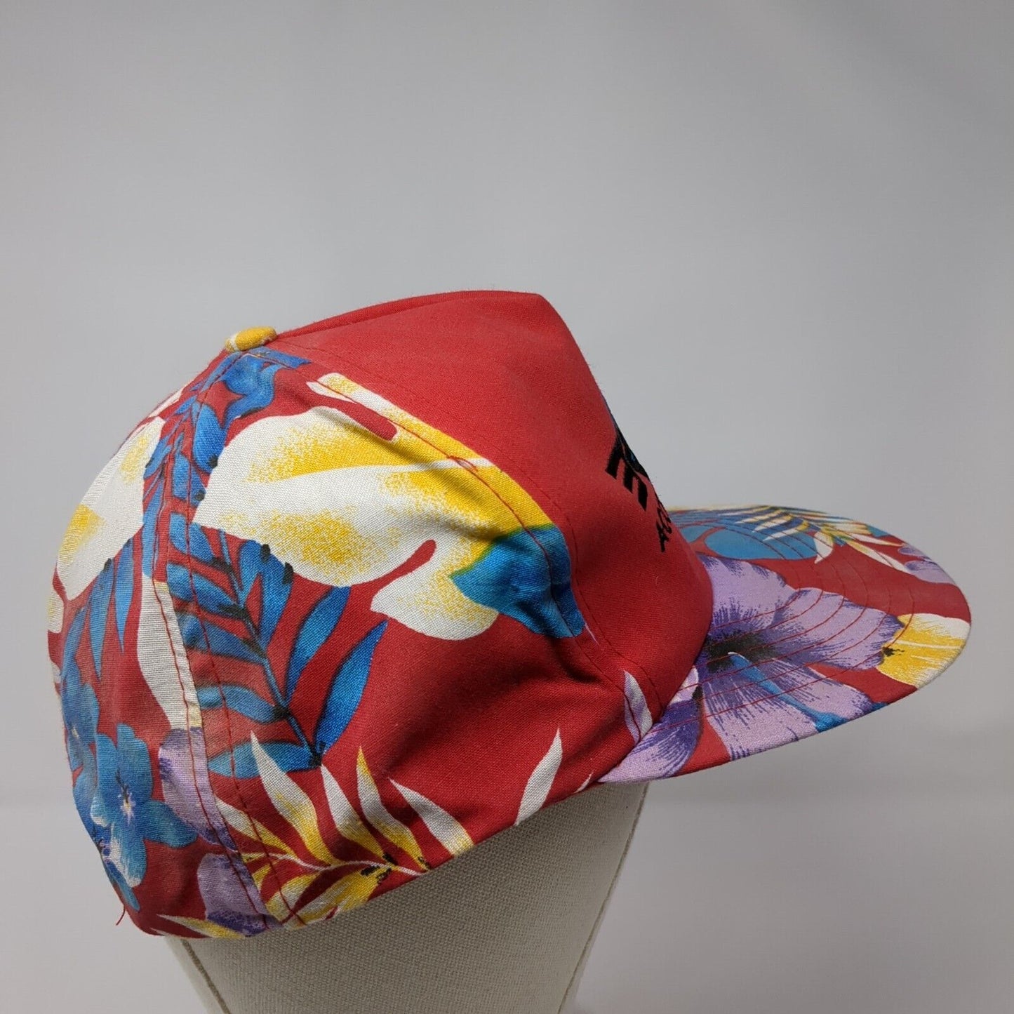 Rally Accessories Inc Snapback Hat Multi One Size Adjustable Embroidered Floral
