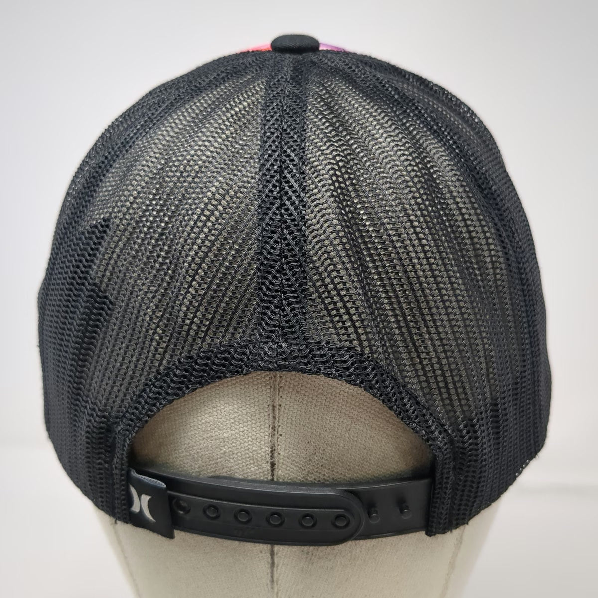 Hurley Matsumoto Shave Ice Surf Tie Dye Trucker Hat One Size Black Mesh Snapback