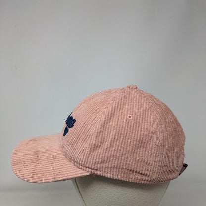 Alabama Slideback Hat Pink OSFM Corduroy Embroidered Home Free
