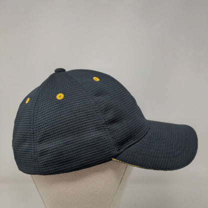 McDonald's Snapback Hat Blue One Size Adjustable Breathable Employee Crew Cap