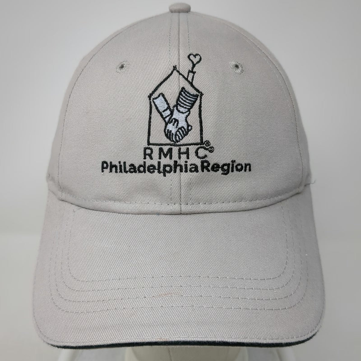 Cap America Baseball Cap Gray One Size RMHC Philadelphia Region Strapback Hat