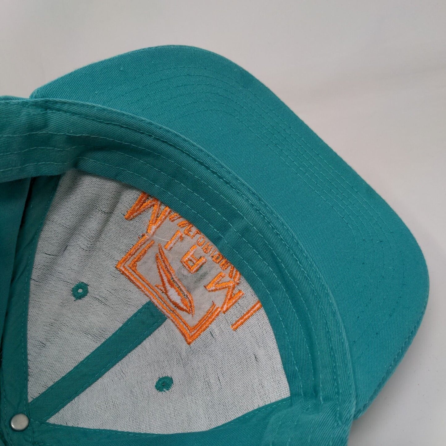 Miami Florida Snapback Hat Greenish-Blue One Size Embroidered 6 Panel
