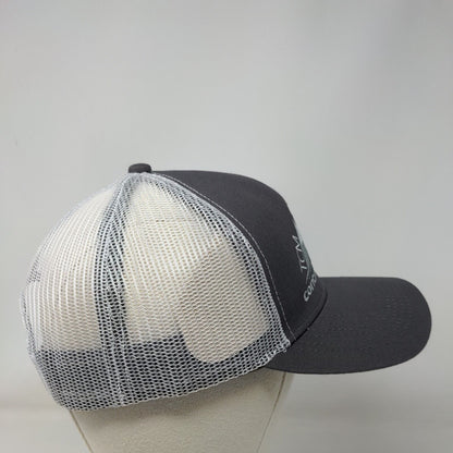 TCM Contractor's Edge Snapback Trucker Hat Gray OSFM Mesh Back Outdoor Cap
