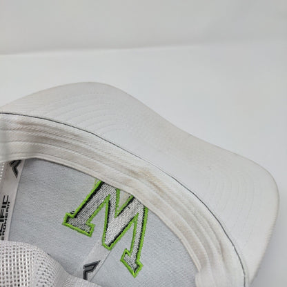 Letter W Fitted Trucker Hat Gray L/XL Embroidered Mesh Back Pacific Headwear