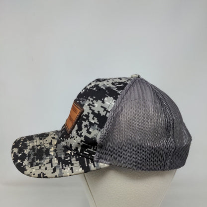 Southern Tax Solutions LLC Snapback Mesh Back Trucker Hat Gray Camo One Size