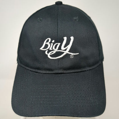 Port Authority Big Y Baseball Cap Black One Size Embroidered Slideback Hat