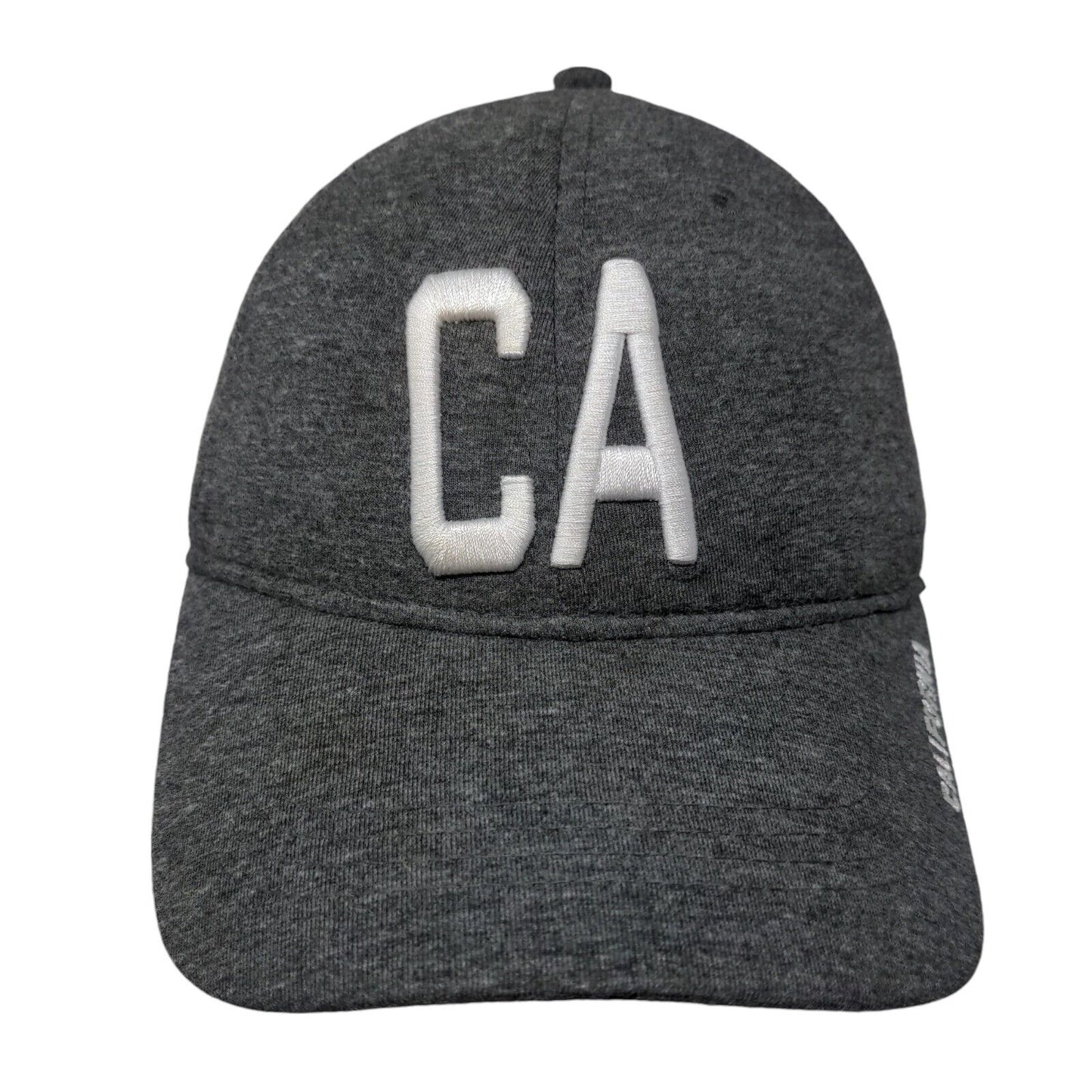 CA California Slideback Hat Gray OSFM Embroidered 6 Panel Home Free