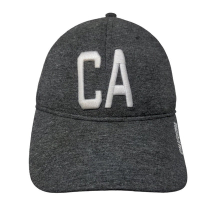 CA California Slideback Hat Gray OSFM Embroidered 6 Panel Home Free