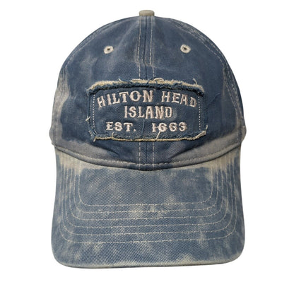 Hilton Head Island Slideback Hat Blue One Size Adjustable 6 Panel
