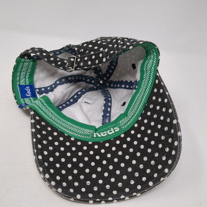 Keds Slideback Baseball Cap Multicolor One Size Adjustable Polka Dot 6 Panel