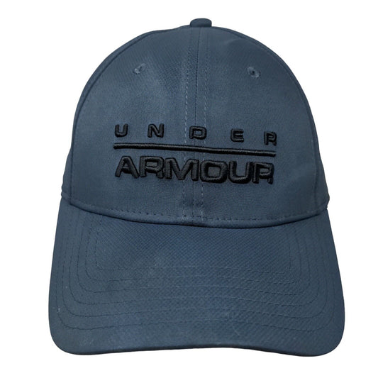 Under Armour Fitted Hat Blueish Gray M/L Embroidered Logo Classic Fit