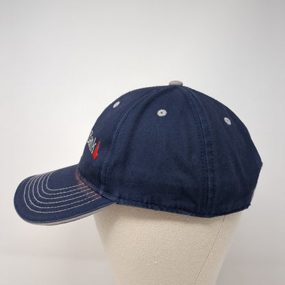 D. L. Evans Bank Idaho Strapback Hat Blue One Size Adjustable 6 Panel