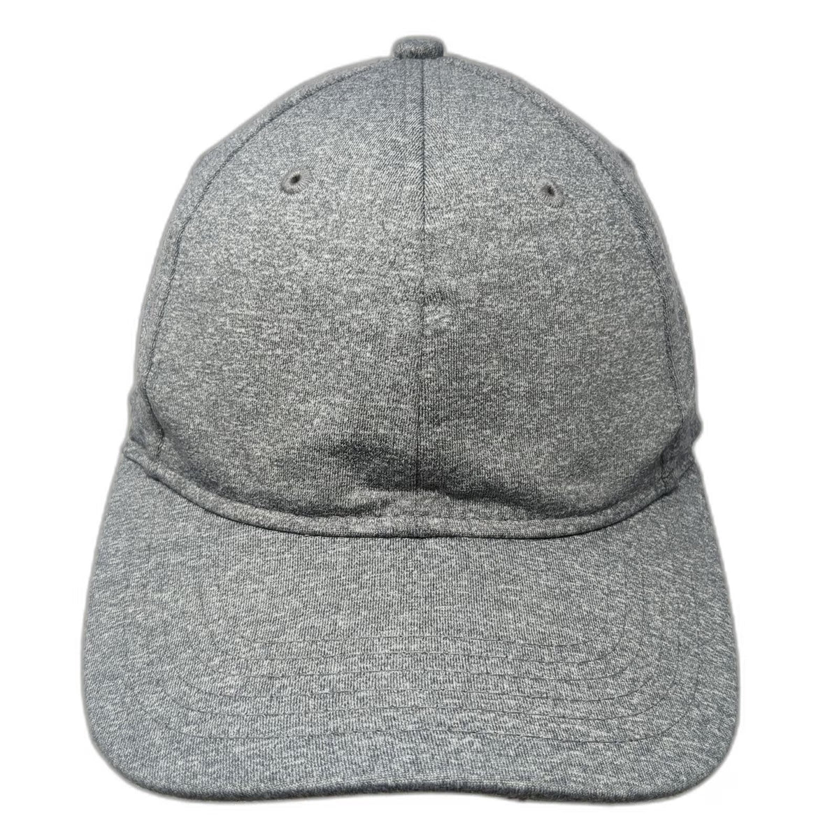 Baseball Cap Gray One Size Blank Jersey Sport Strapback Stretch Performance Hat