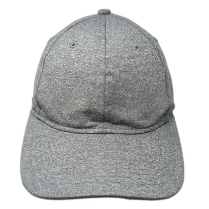 Baseball Cap Gray One Size Blank Jersey Sport Strapback Stretch Performance Hat
