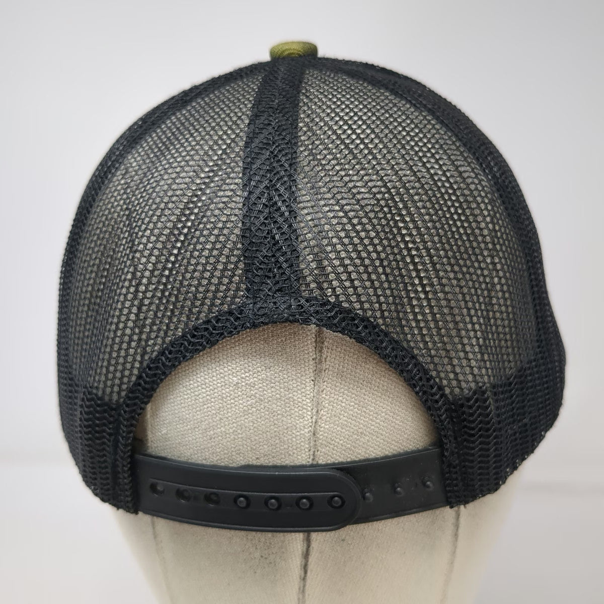 Trucker Hat Green Camo One Size Working on Dying Power Lines Graphic Mesh Back