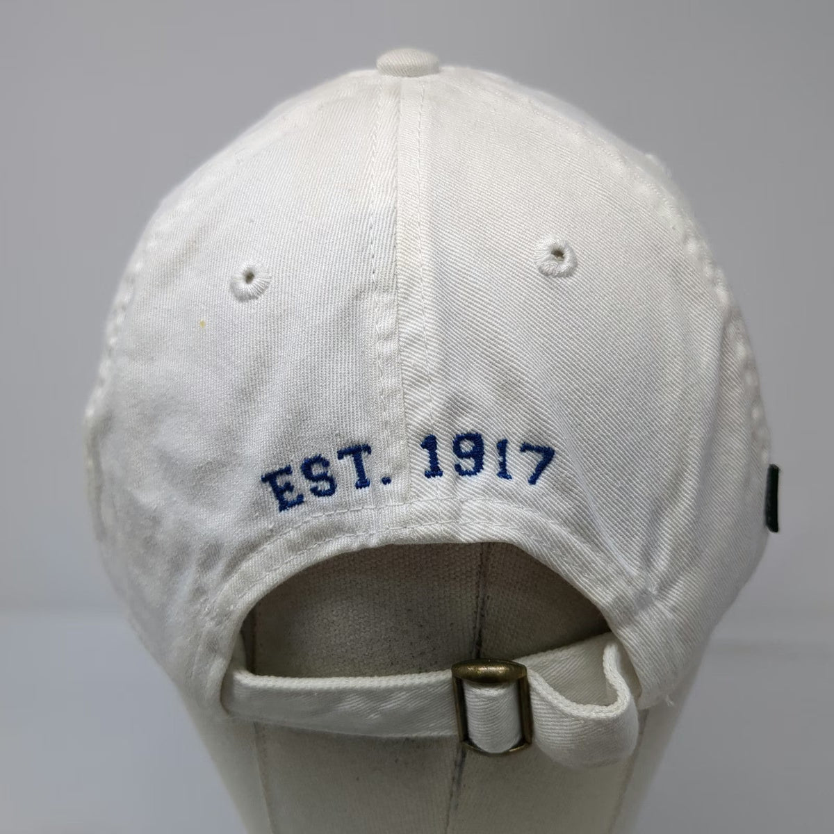 Legacy Baseball Cap White One Size Bentley University Est 1917 Slideback Hat