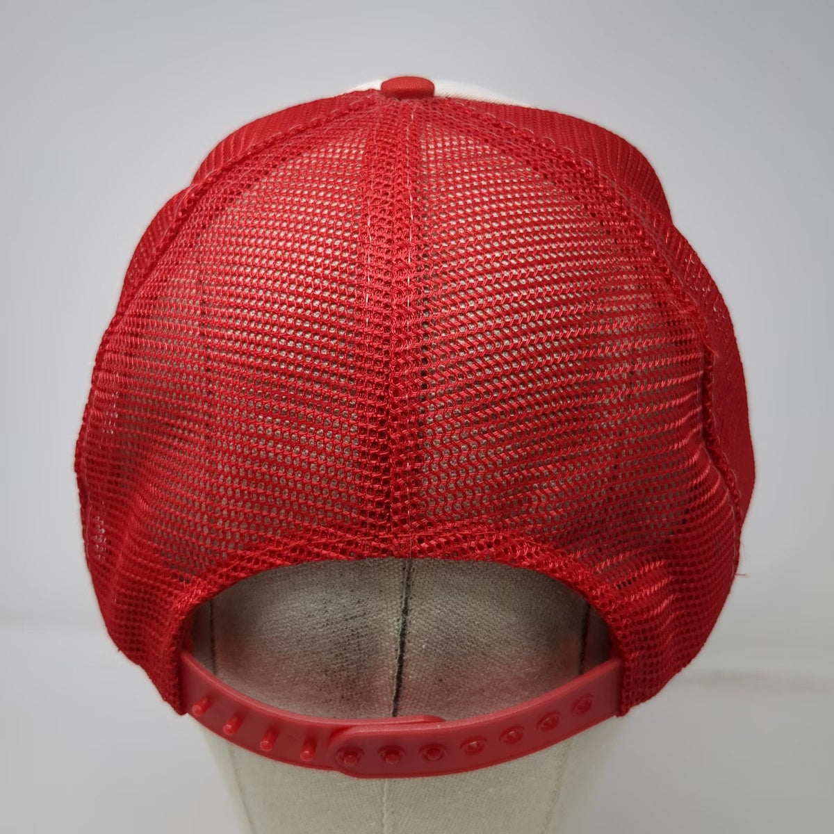 Bass Pro Shops Trucker Hat Red One Size Mesh Back Fishing Bass Logo