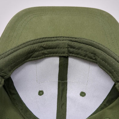Maverik Mountain Waves Patch Green Baseball Cap One Size Slideback Cotton Hat